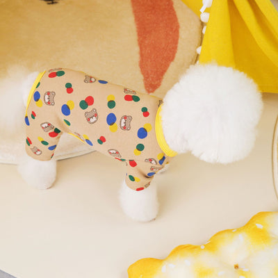 Dog Pet Clothes Colorful Ball Bear